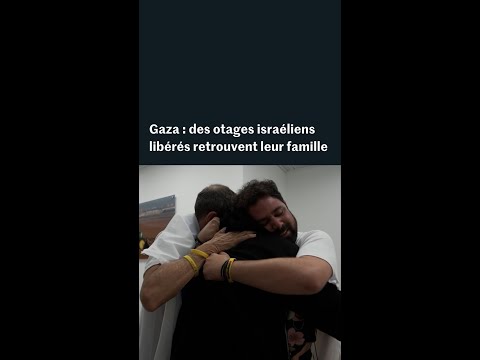 Gaza : le moment où des otages israéliens libérés retrouvent leur famille