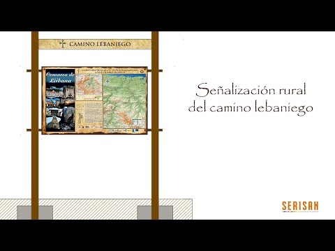 Señalización Rural camino lebaniego 2017