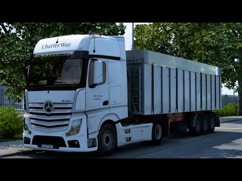 Ets2 1.40 / Actros Mp5 / Magdeburg (D) - Frankfurt (D) / Promods2.55