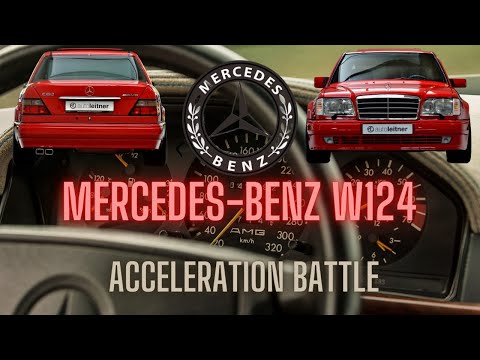 Mercedes-Benz W124 E-Class (all engines) - ACCELERATION BATTLE