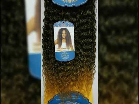 Extensiones cortinas rizadas estilo afro