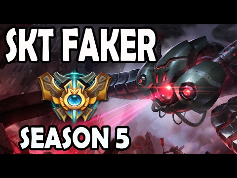SKT T1 Faker VelKoz vs Twisted Fate MID Ranked Challenger Korea