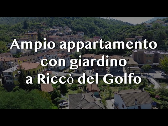 Riccò del Golfo appartamento con giardino