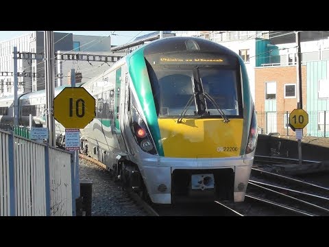 Irish Rail 22000 Class Trains x 2 - Connolly Station, Dublin