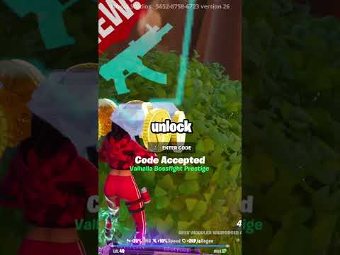 SECRET CODE in Fortnite Valhalla 2 Map