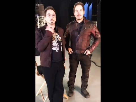 , title : 'Robert Downey Jr FB Live from the set of Marvel’s Infinity War!!!'