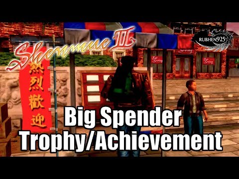 SHENMUE 2 HD REMASTER - Big Spender Trophy/Achievement Guide