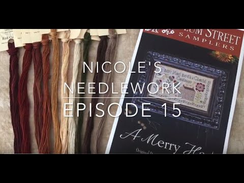 Nicole's Needlework: FlossTube #15 - One Knitting Finish and lots of Stitching WIPs