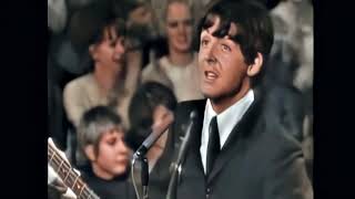The Beatles - Long Tall Sally (live Drop In Sweden show!) - [ UPSCALED HD  *COLORIZED* ]