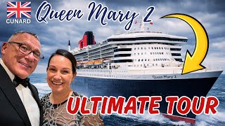 Queen Mary 2 -The Only True Ocean Liner at Sea 🚢 COMPLETE SHIP TOUR! Every Deck, Every Detail