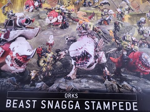 Orks Beast Snagga Stampede Unboxing - Warhammer 40,000 Battleforce