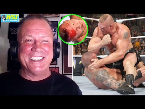 Mike Chioda on Brock Lesnar Busting Randy Orton's Head Open FOR REAL! | WWE Summerslam 2016