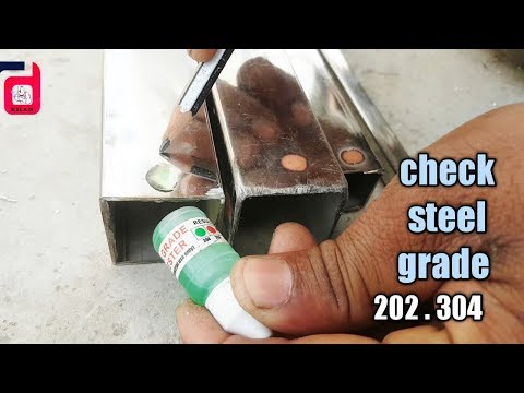 How to check stainless steel grade