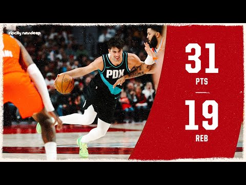 Deni Avdija Put Up 31 Points, 19 Rebounds, and 11 Assist Against the Thunder | November 30th, 2025