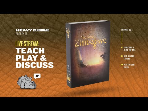 The Great Zimbabwe - 3p Teaching, Play-through, & Roundtable Discussion by Heavy Cardboard