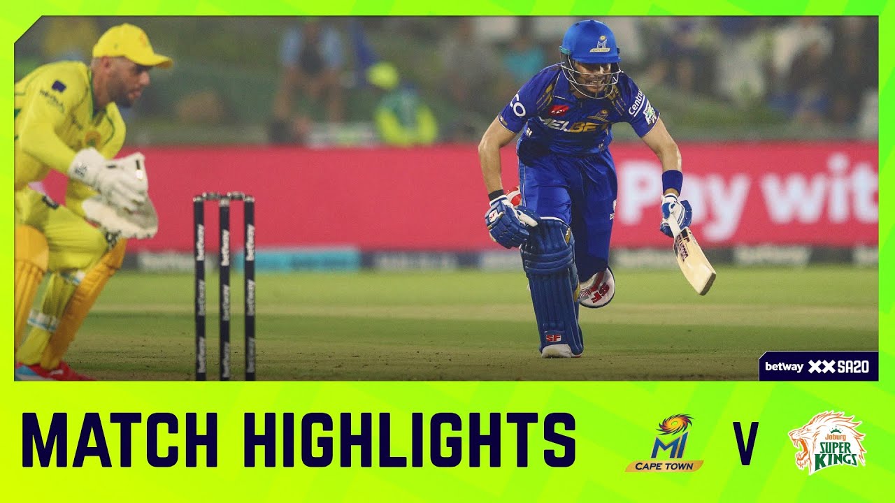 MI Cape Town vs Joburg Super Kings | Match 15 Highlights