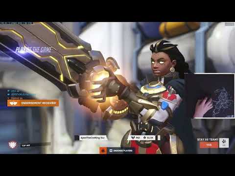 IILARI IN RANKED! GALE ILLARI GAMEPLAY OVERWATCH 2 SEASON 6 TOP 500