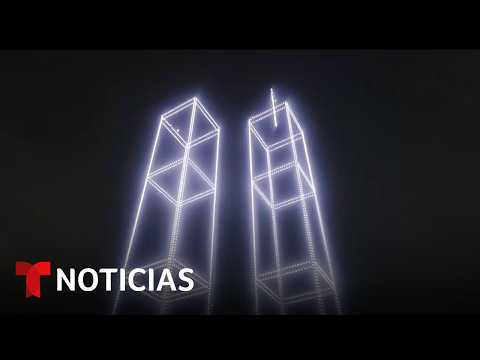 Drones recrean las Torres Gemelas en homenaje a las víctimas