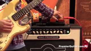 Video thumbnail for SNAMM '15 - Mad Professor Evolution Orange Underdrive and Simble Predriver Demos by Premier Guitar