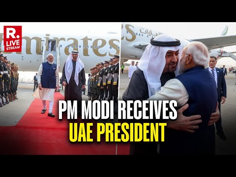 LIVE: PM Modi Welcomes UAE President Sheikh Mohamed bin Zayed Al Nahyan at Delhi Airport