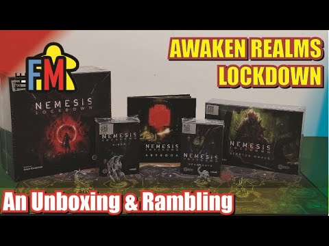 Nemesis Lockdown by Awaken Realms - An unboxing and Rambling