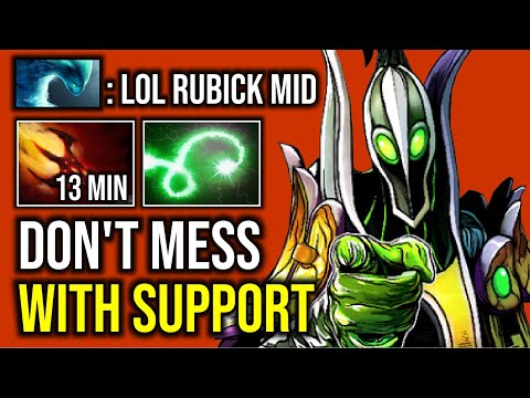 DON'T MESS WITH SUPPORT..!! 13 Min Dagon + Dagger Rubick Destroy Morphling 7.23 | Dota 2