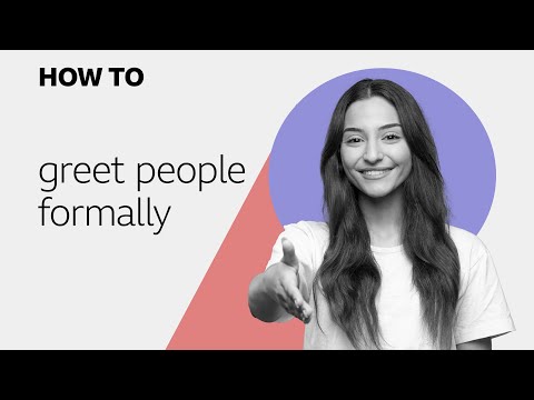 フォーマルな挨拶の使い方 (How to use formal greetings)