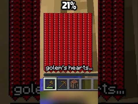 Insane Challenge in Minecraft - Stuck with Hearts Forever!