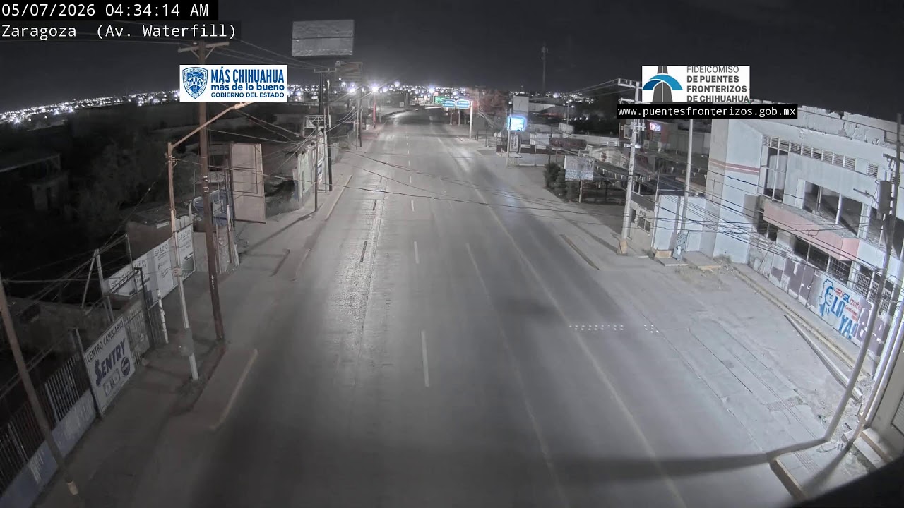 Live webcam view of Zaragoza Bridge South Avenue View