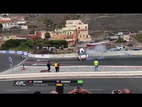 Rally Islas Canarias 2017 - CRASH NIKOLAY GRYAZIN