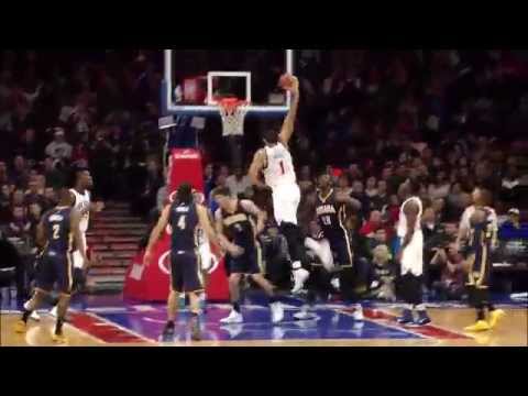 JaVale McGee Makes Some Noise at the Rim in Sixers Debut