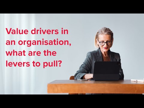 Webinar | Value drivers in an organisation - what are the levers to pull?