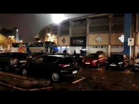 Real Zaragoza-Barcelona B: Llegada del Real Zaragoza