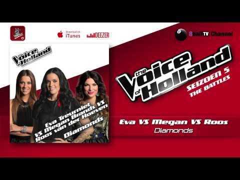 Eva vs Megan vs Roos – Diamonds (The voice of Holland 2014 The Battles Audio)