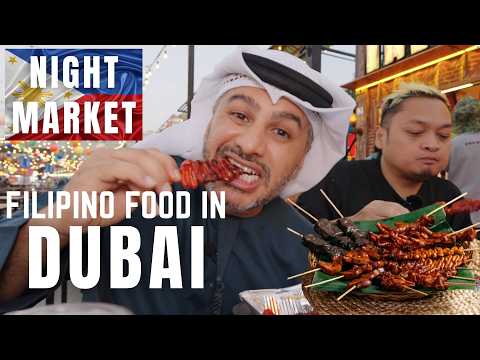Exploring Filipino Food at Dubai’s Rigga Night Market! 🇵🇭