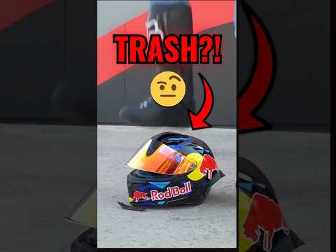 Street Helmet vs Pro Racer Helmet! 🏍️💥 #shorts