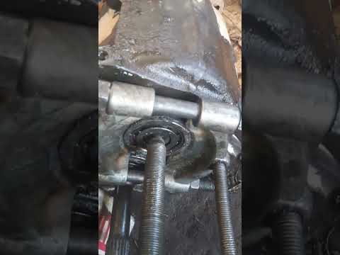 Replace gear box bearings