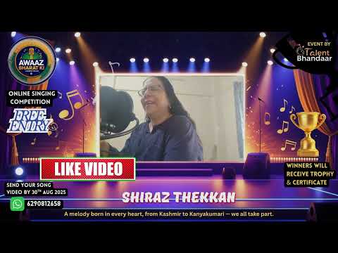 Shiraz John Thekkan Awaaz Bharat Ki Competition 