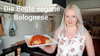 Vegan | Die Beste vegane Bolognese aus Sojagranulat |