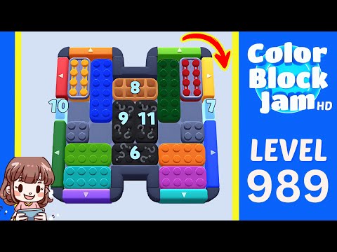 Color Block Jam Level 989 Solution Walkthrough