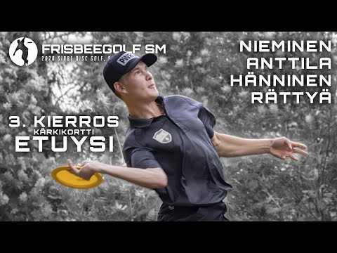 FRISBEEGOLF SM 2020 - 3. kierros kärkikortti ETUYSI