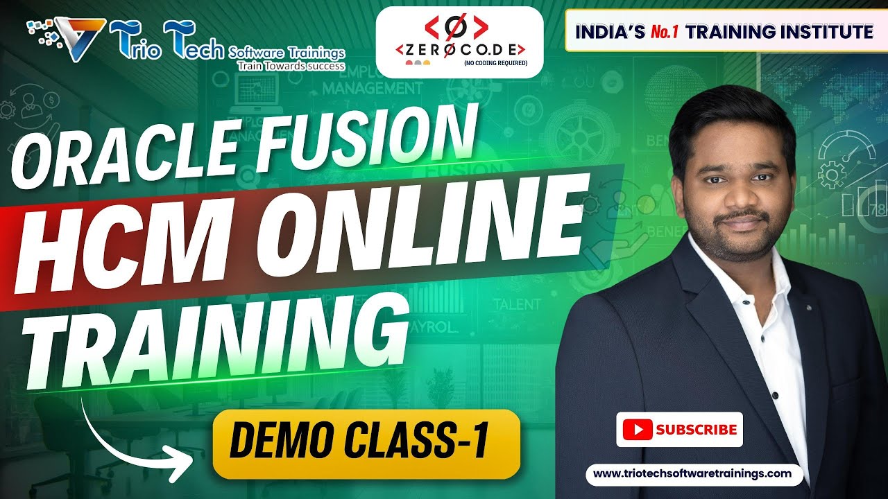 Oracle Fusion HCM Real-Time Training Demo 1 | How to Become an Oracle HCM Consultant -  Full Roadmap