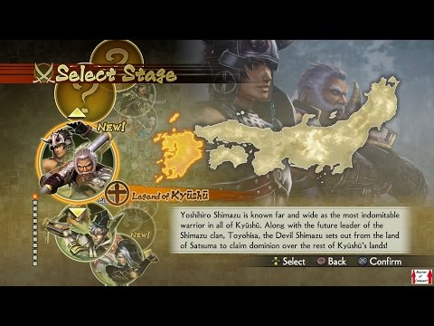 Samurai Warriors 4 Campaign Walkthrough (PS4) Legend of Kyushu Part 1 - Battle of Mimikawa