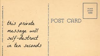 Send Self-destructing Messages