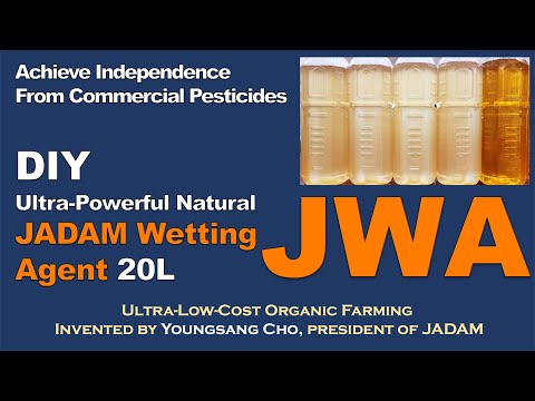 DIY JADAM Wetting Agent(JWA) 20L for Gardeners. Natural liquid soap. Homemade pesticide