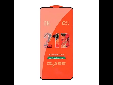 Og Glass 21D 11H Apsauginis stiklas jūsų telefonui Apple iPhone 14 Pro juoda video