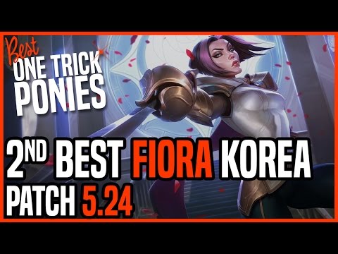 Best Fiora Top OTP - Ranked Challenger KR Patch 5.24 - 12/16/15