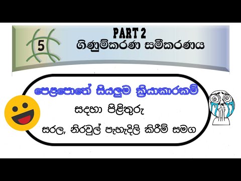 O Level Commerce - Grade 10 Lesson 05 - ගිණුම්කරණ සමීකරණය | Part 02