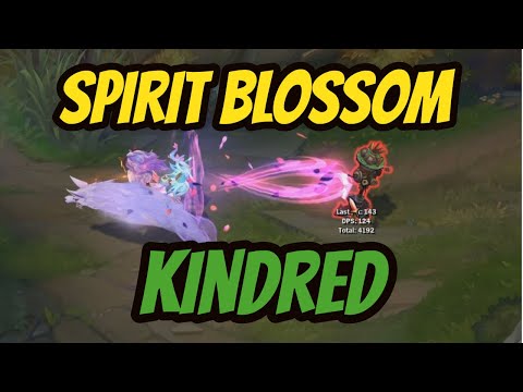 Spirit Blossom Kindred Skin Spotlight - League of Legends Skin Review