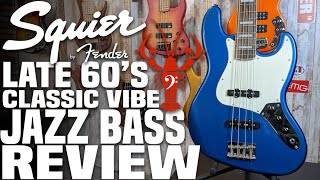 Video thumbnail for Squier Late 60's Classic Vibe Jazz Bass - Labor Day Parts Bin Special! - LowEndLobster Review by LowEndLobster